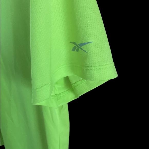 Reebok yellow High Visibility shirt size Large NWT - Picture 2 of 4
